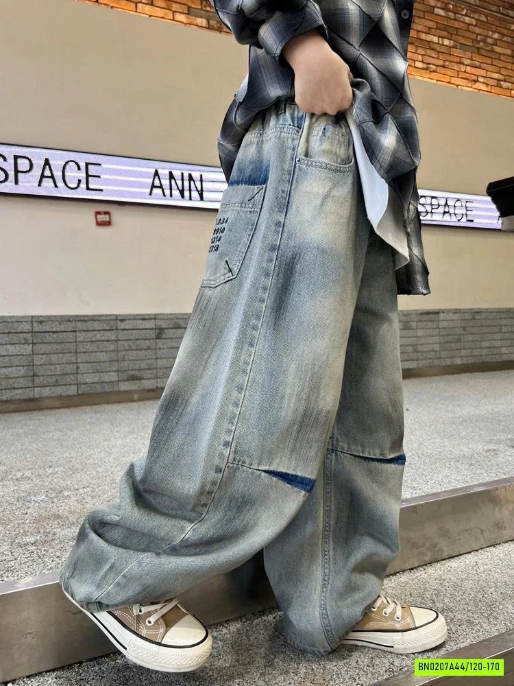 JEANS SUONG BẠC MÀU