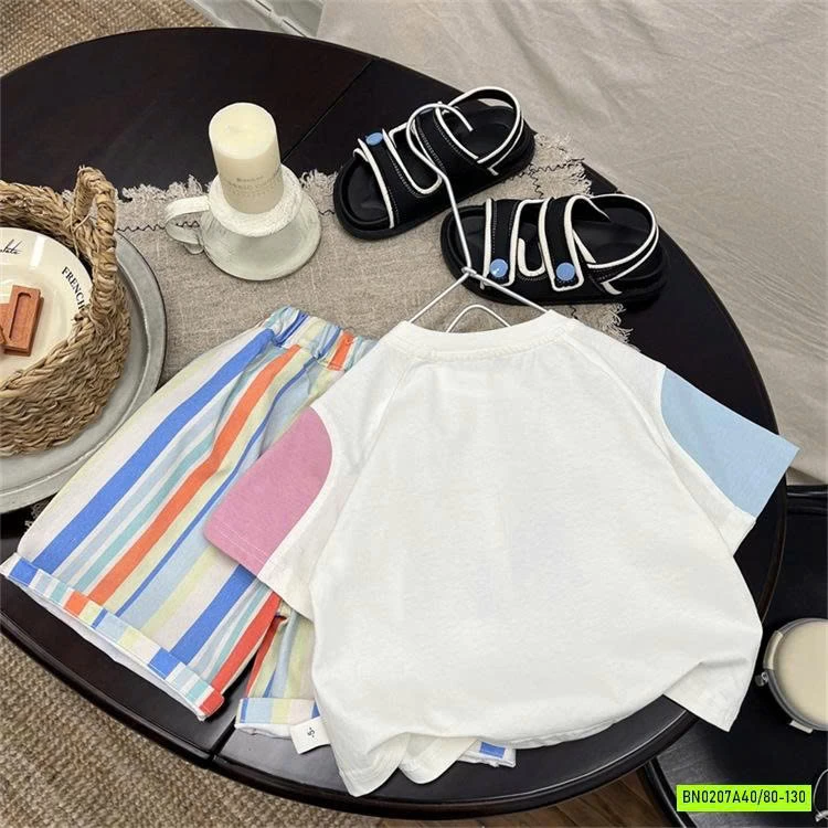 SÉT  BỘ CÚN SỌC SẮC MÀU