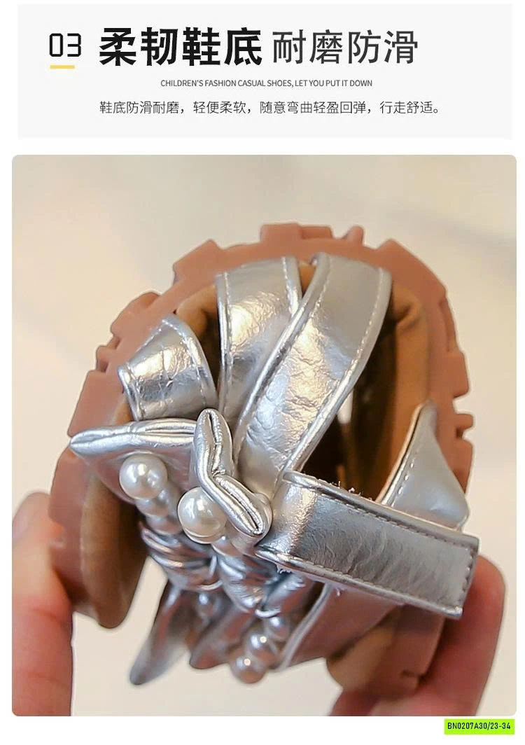 SANDAL 2 QUAI NƠ GẮN NGỌC