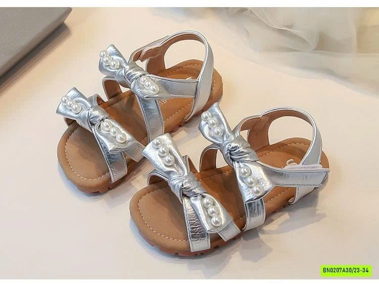 SANDAL 2 QUAI NƠ GẮN NGỌC