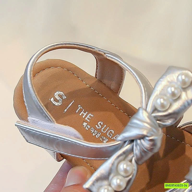 SANDAL 2 QUAI NƠ GẮN NGỌC