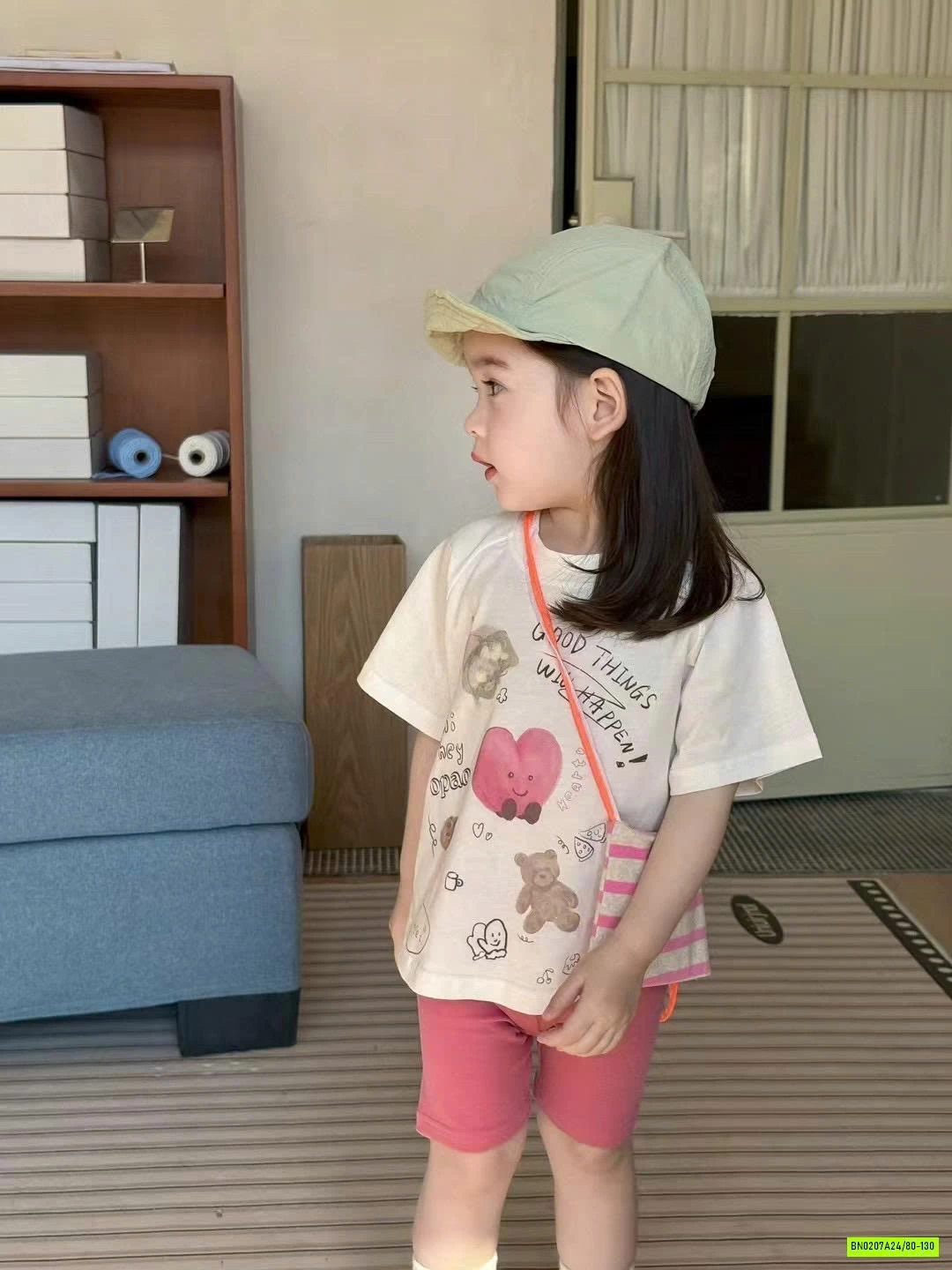 SÉT ÁO IN HÌNH MIX LEG HỒNG