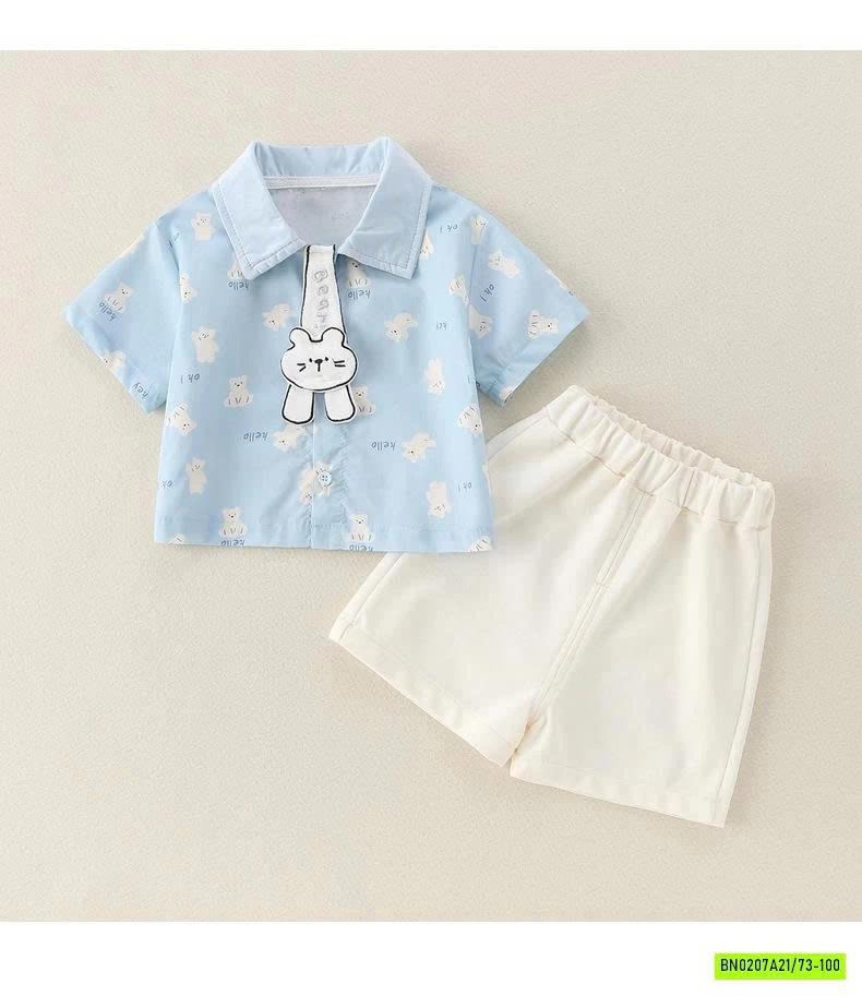 SÉT SƠ MI XANH MÈO