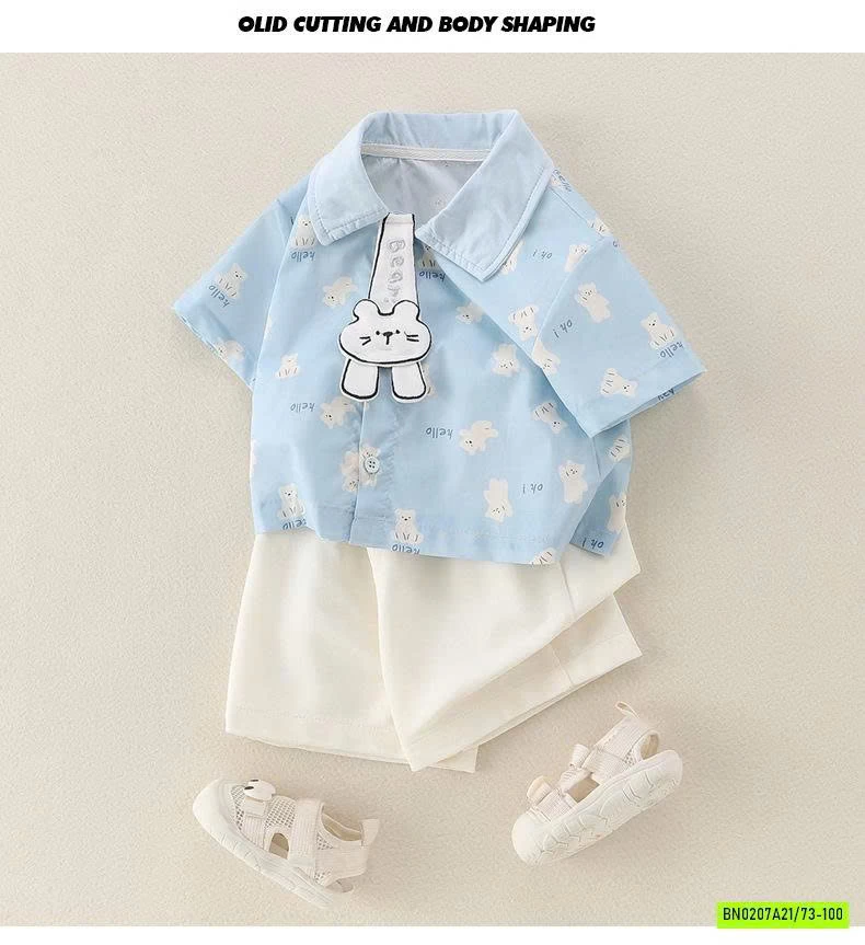 SÉT SƠ MI XANH MÈO