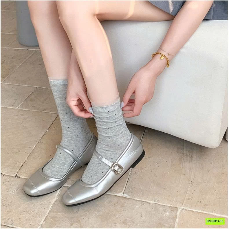 SÉT 6Đ TẤT LƯỚI NỮ CHẤM BI