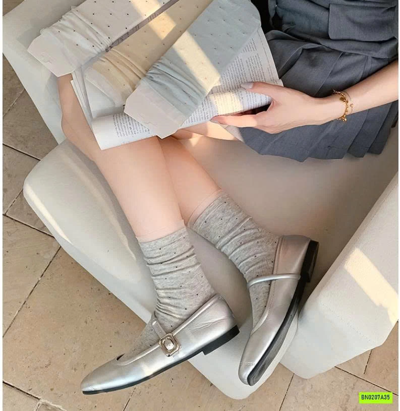 SÉT 6Đ TẤT LƯỚI NỮ CHẤM BI