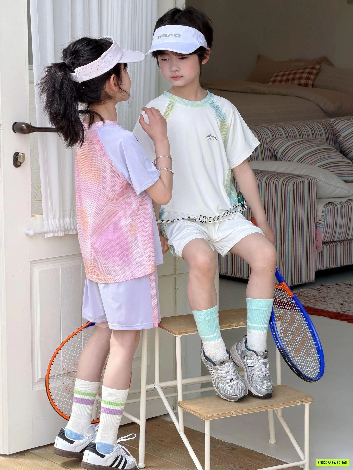 BỘ THỂ THAO THÔNG HƠI CỘC TAY MỚI
