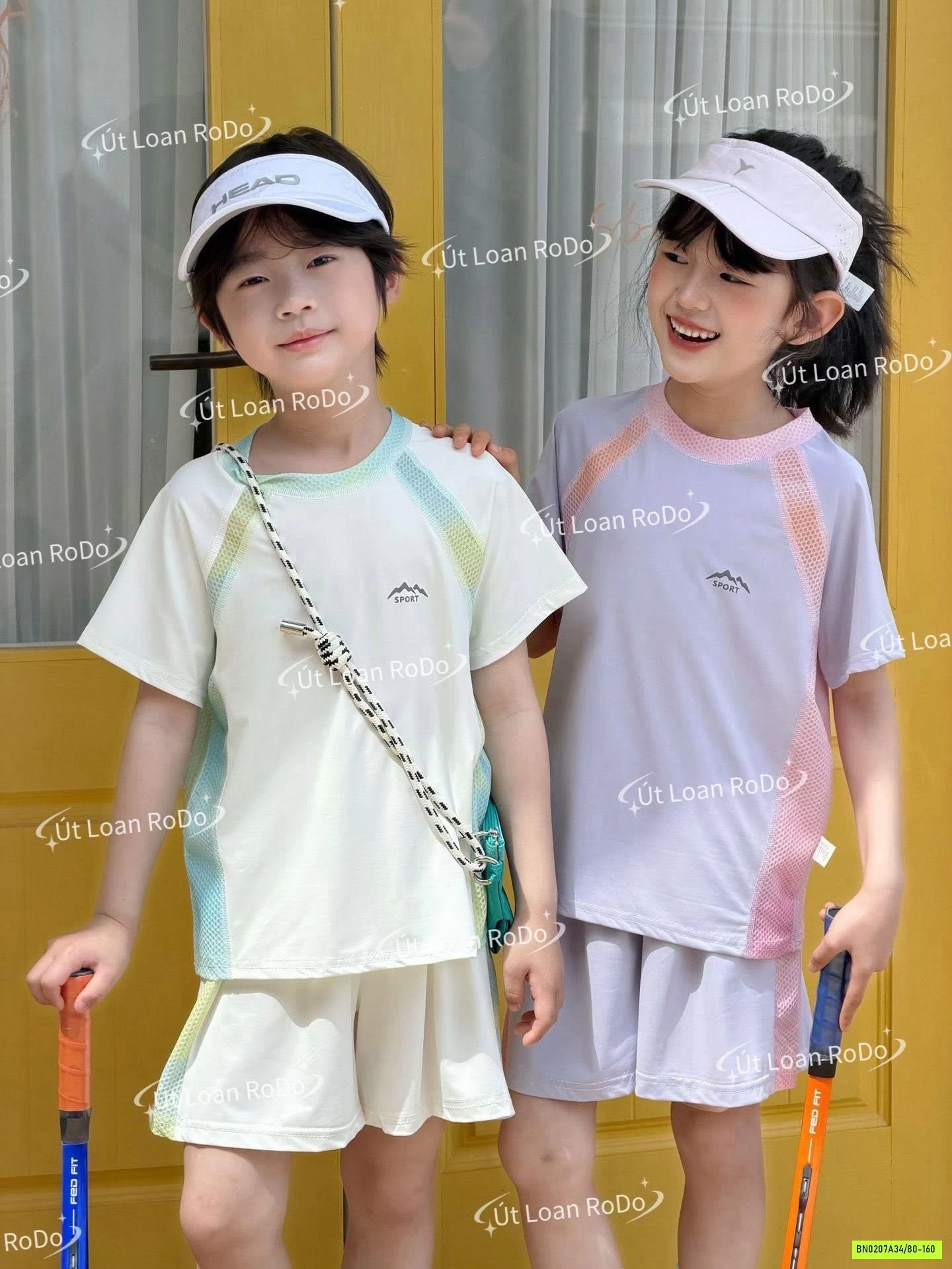 BỘ THỂ THAO THÔNG HƠI CỘC TAY MỚI