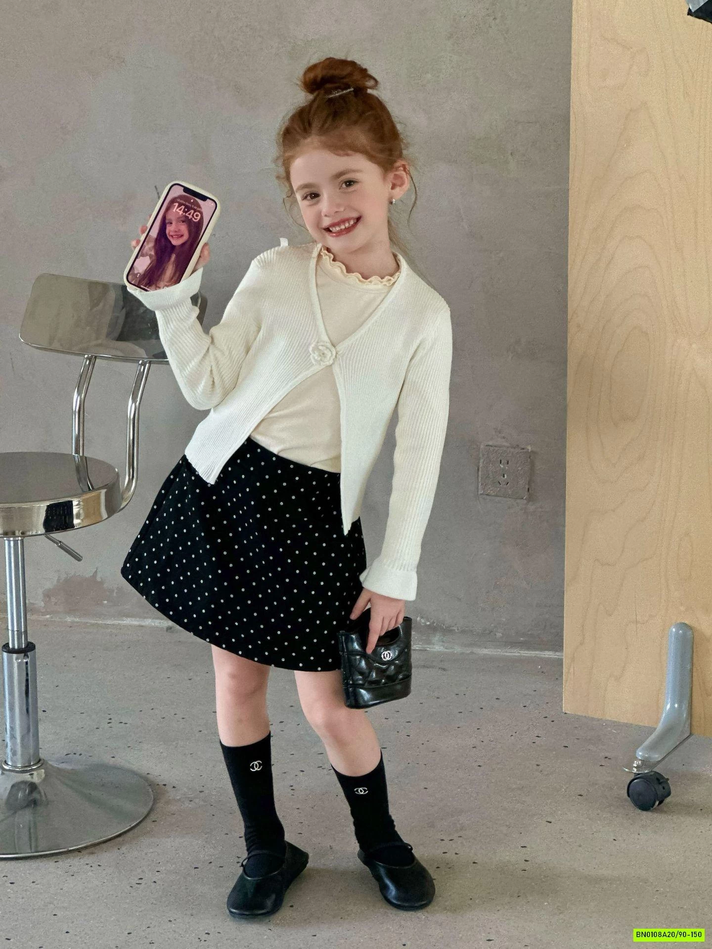 CARDIGAN CÚC HOA HỒNG