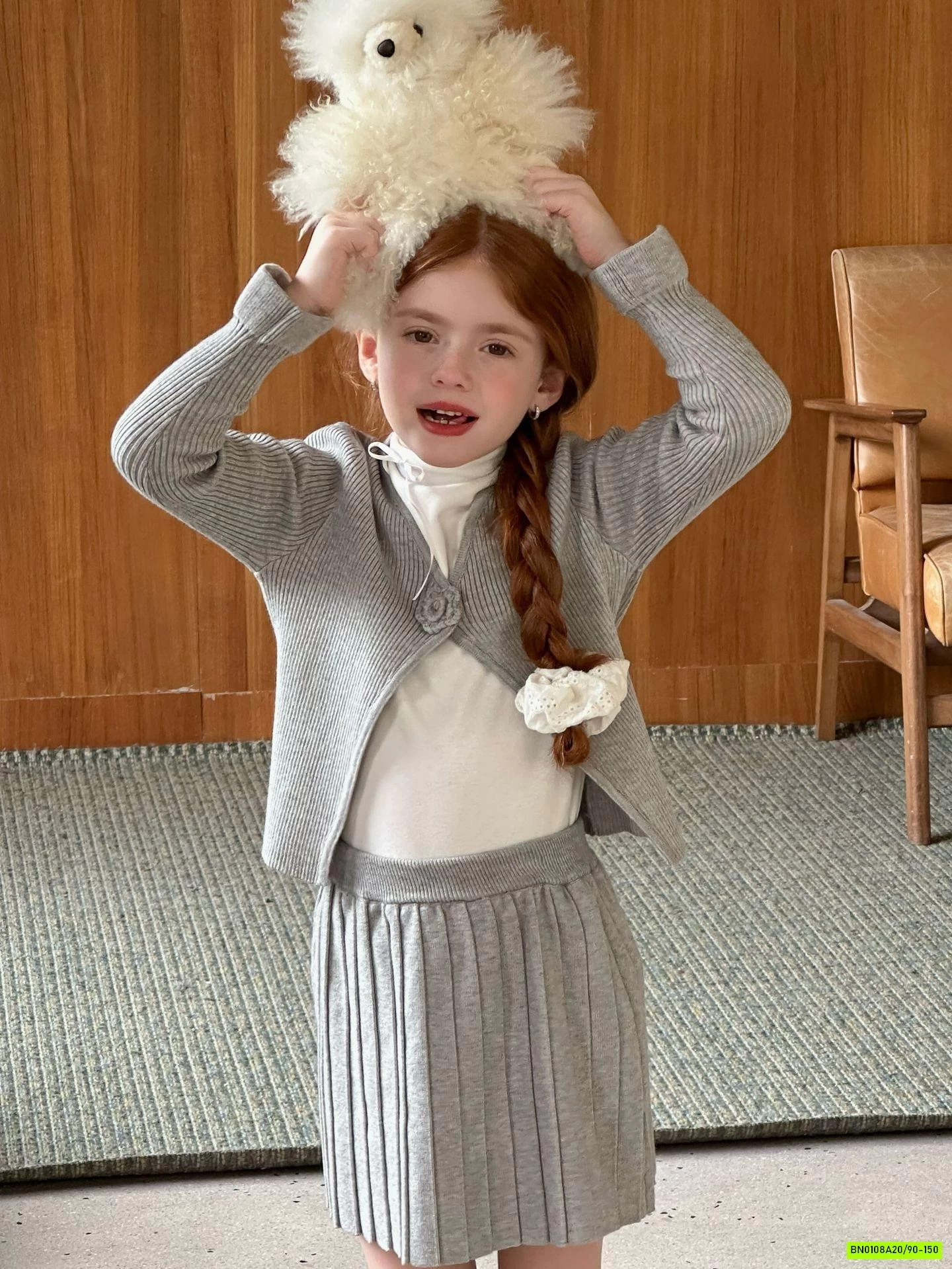 CARDIGAN CÚC HOA HỒNG