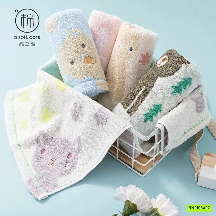 SÉT 5 KHĂN MẶT GẤU