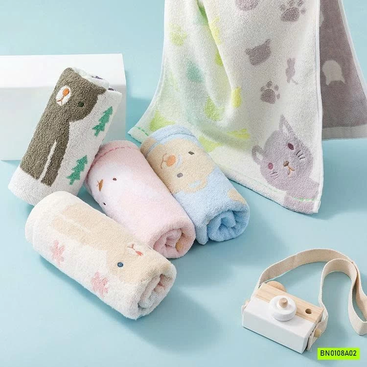 SÉT 5 KHĂN MẶT GẤU