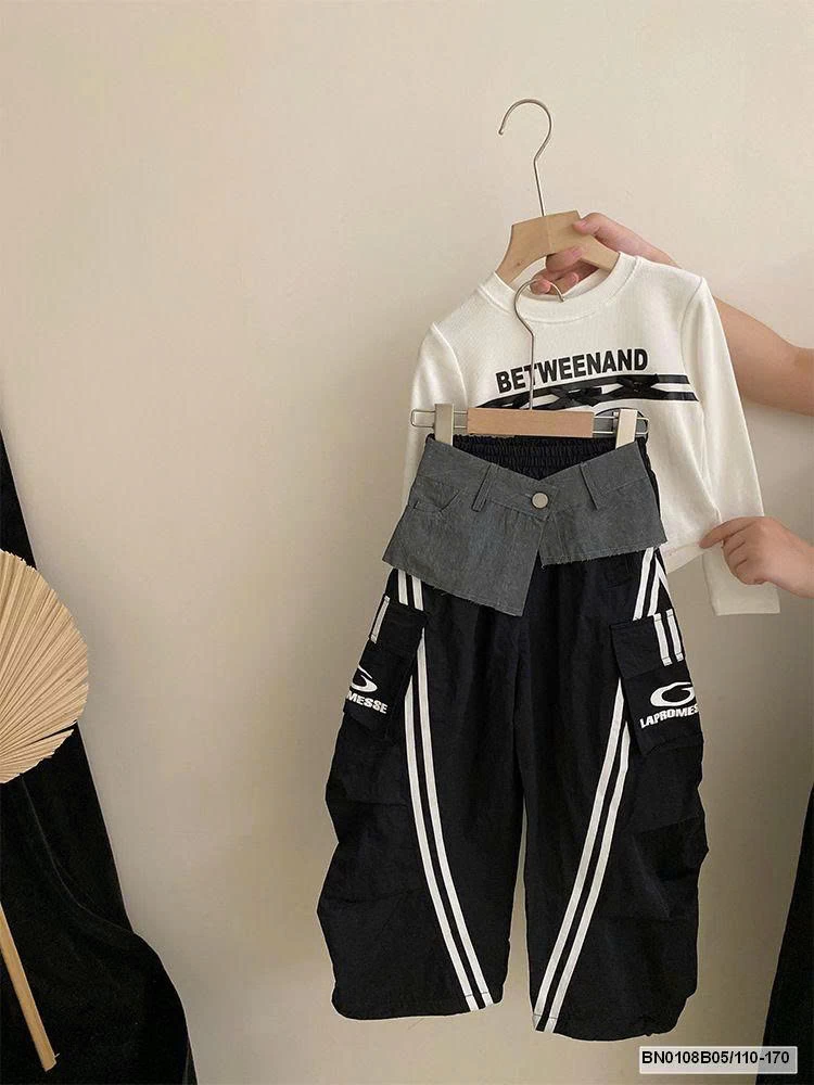 SÉT ÁO THUN DÁNG NGẮN MIX QUẦN THỂ THAO