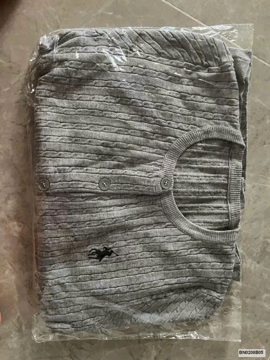 ÁO CARDIGAN LEN THÊU NGỰA