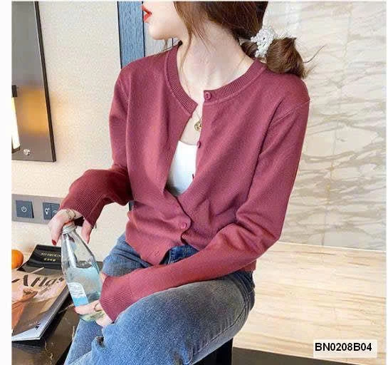 ÁO CADIGAN LEN TRƠN MỎNG MÙA THU