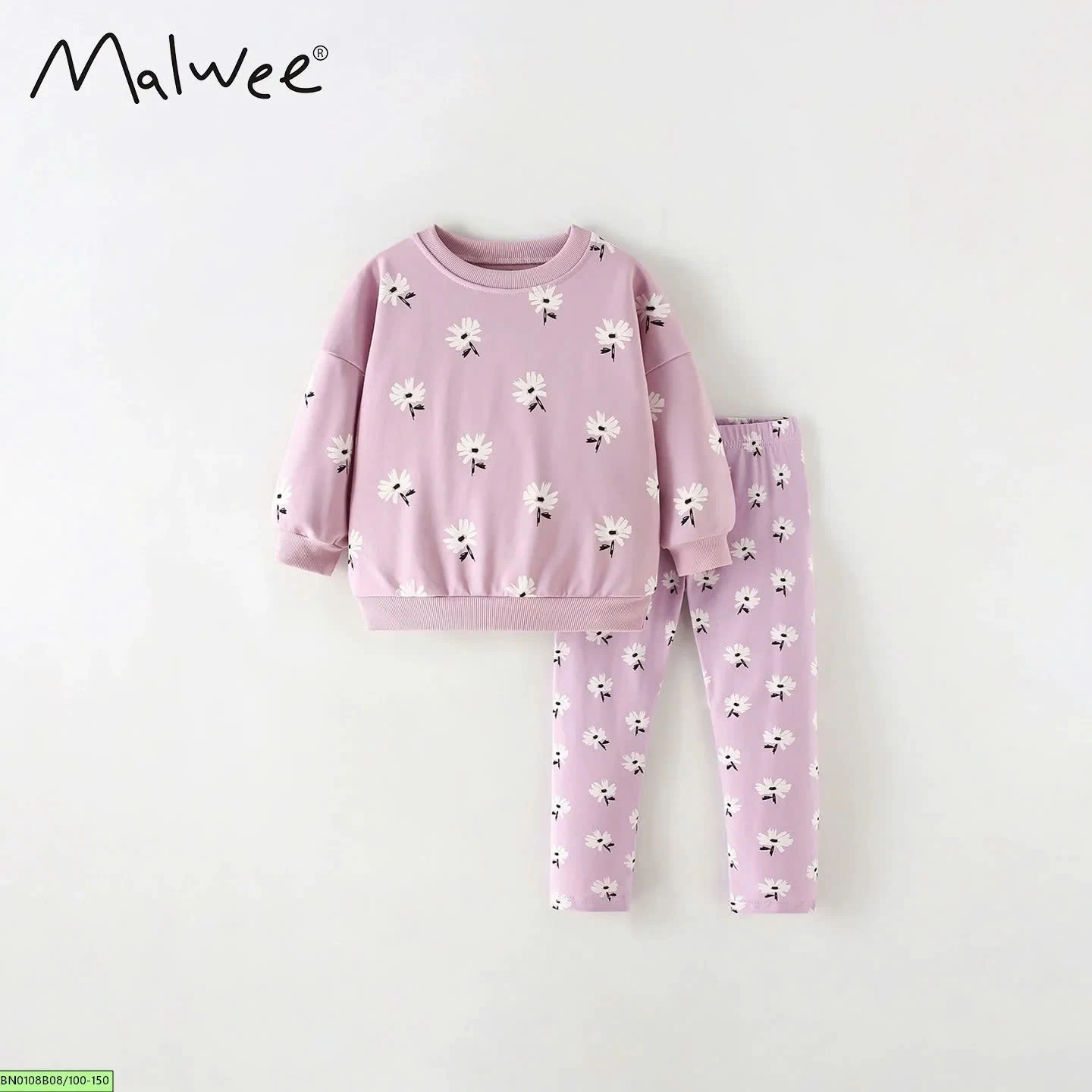 BỘ COTTON THU ĐÔNG BÉ GÁI MALWEE