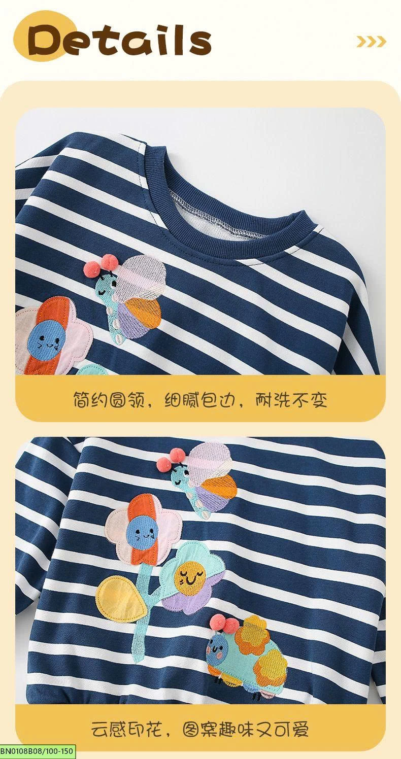 BỘ COTTON THU ĐÔNG BÉ GÁI MALWEE