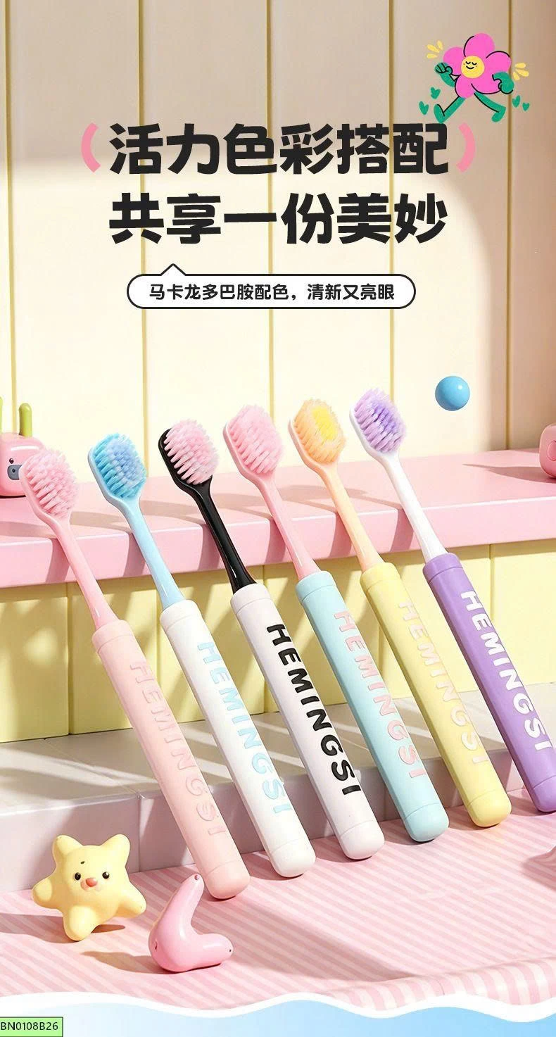 SET 6 BÀN CHẢI ĐÁNH RĂNG LÔNG MỀM