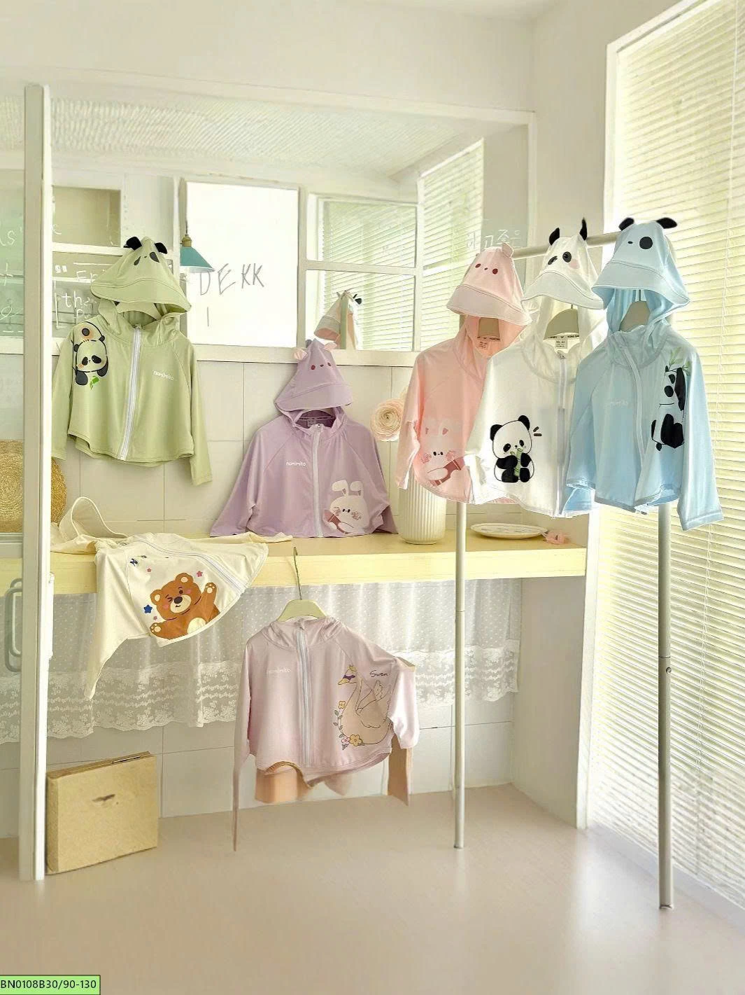 ÁO CHỐNG NẮNG HOẠT HÌNH CHO BÉ