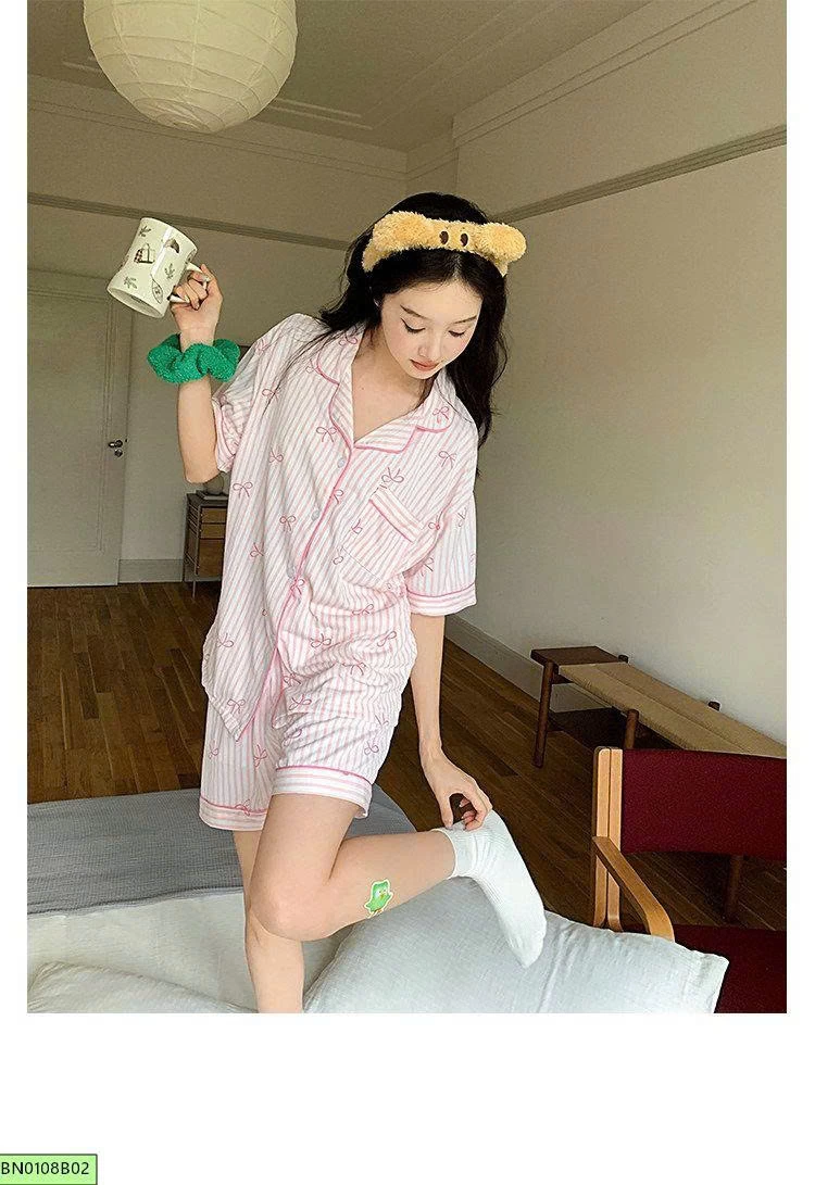 BỘ NGỦ HỒNG NƠ KẺ SỌC