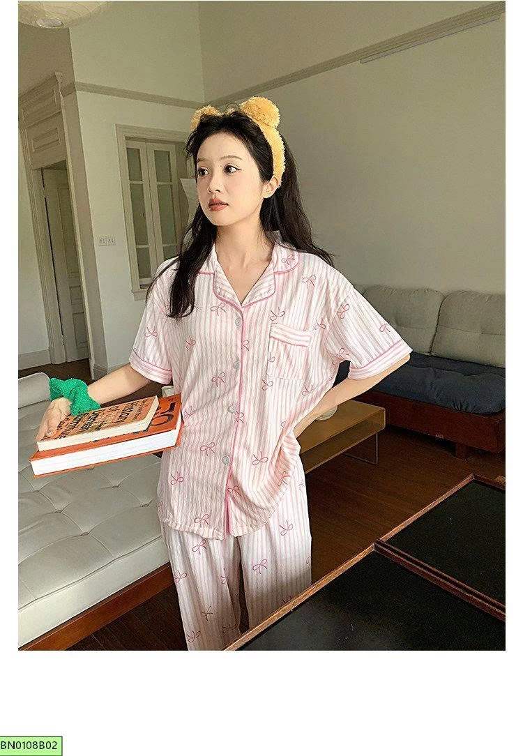 BỘ NGỦ HỒNG NƠ KẺ SỌC