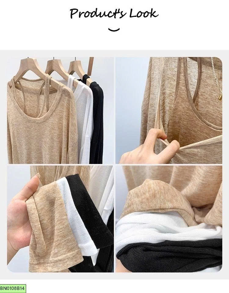 SET ÁO THUN MỎNG KÈM ÁO BA LỖ
