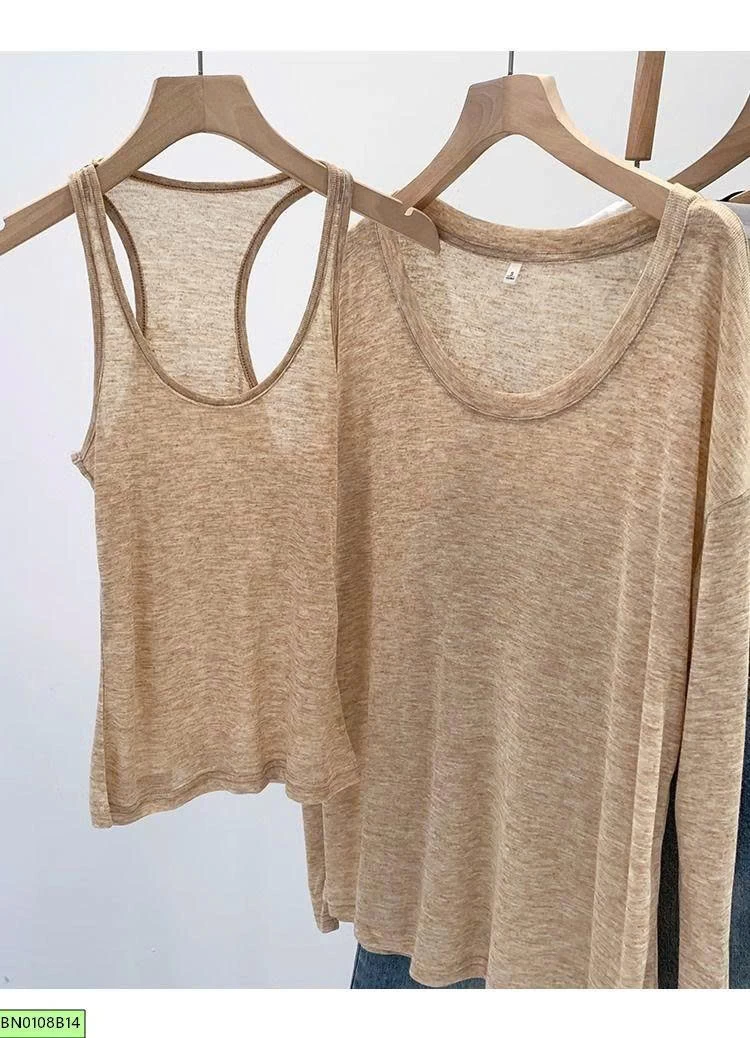 SET ÁO THUN MỎNG KÈM ÁO BA LỖ