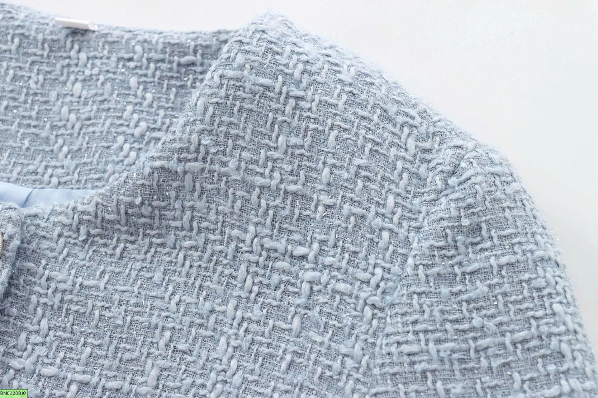 ÁO KHOÁC TWEED CỔ TRÒN CÀI CÚC KASLEAD