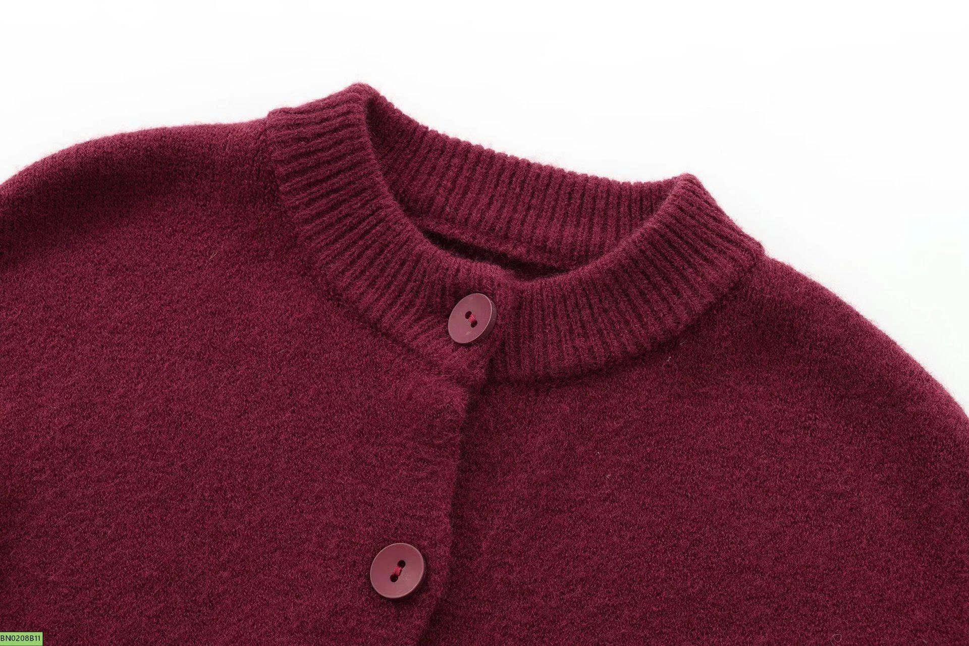 ÁO CARDIGAN LEN CÀI CÚC