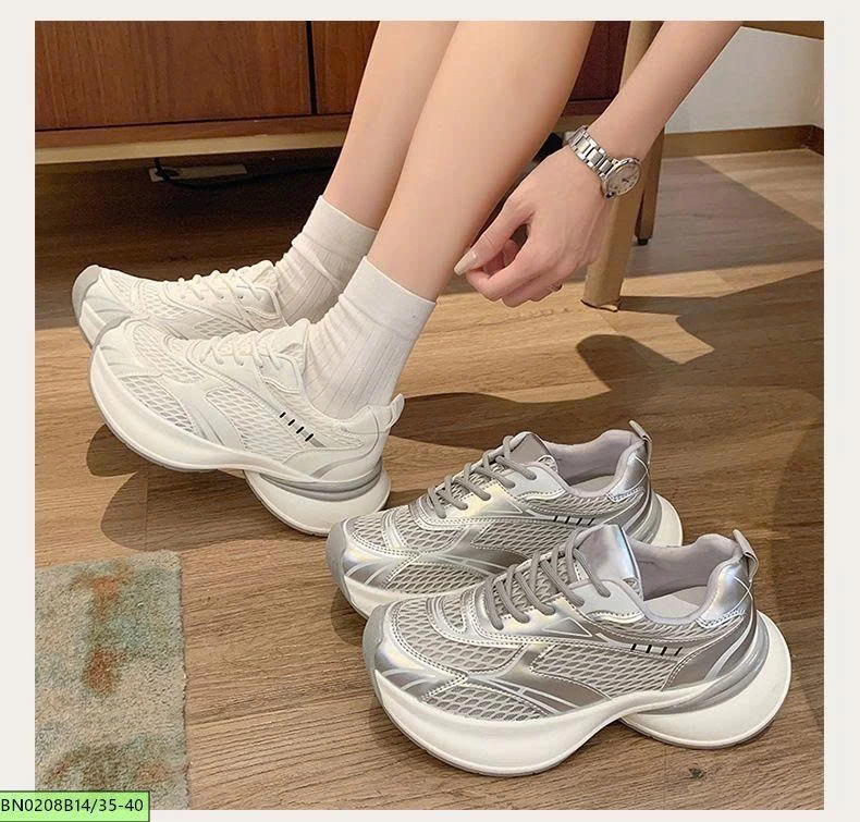 GIÀY THỂ THAO NỮ ĐỘN ĐẾ