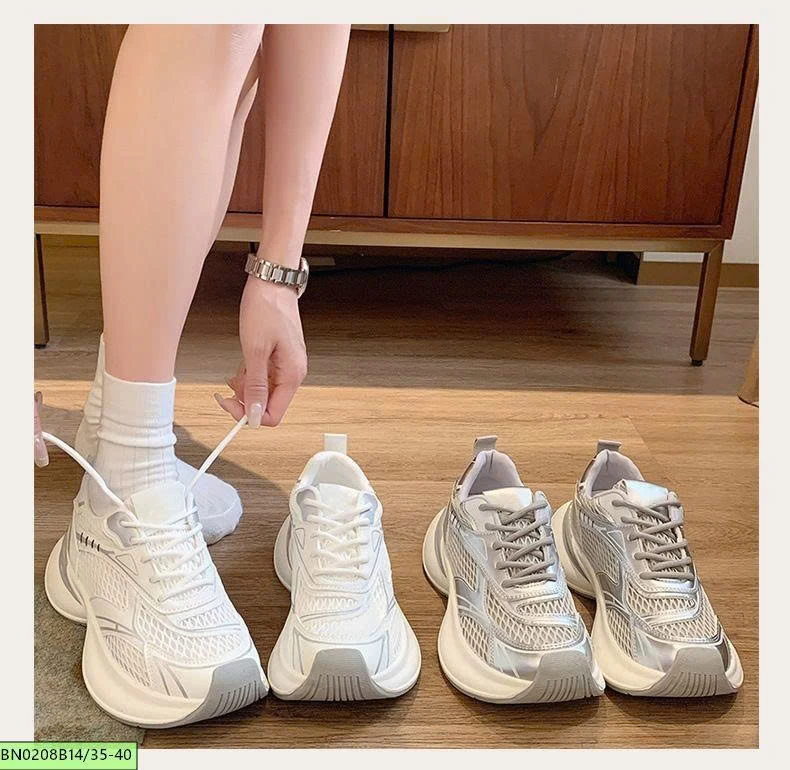 GIÀY THỂ THAO NỮ ĐỘN ĐẾ