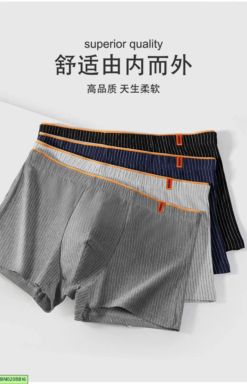 SÉT 04 QUẦN LÓT NAM  KẺ SỌC