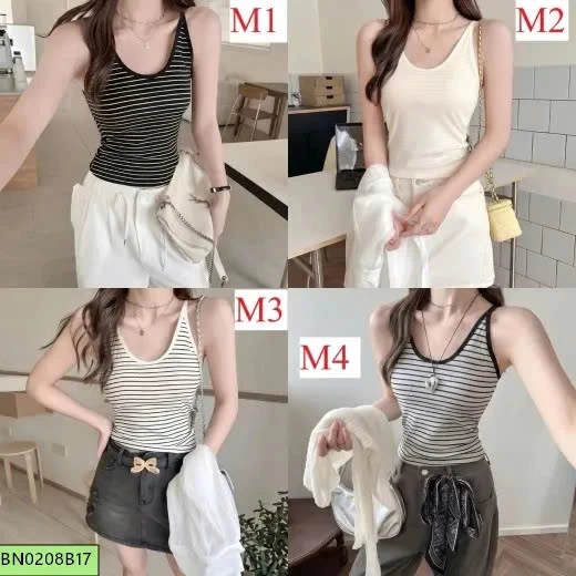 ÁO 2 DÂY SỌC NGANG