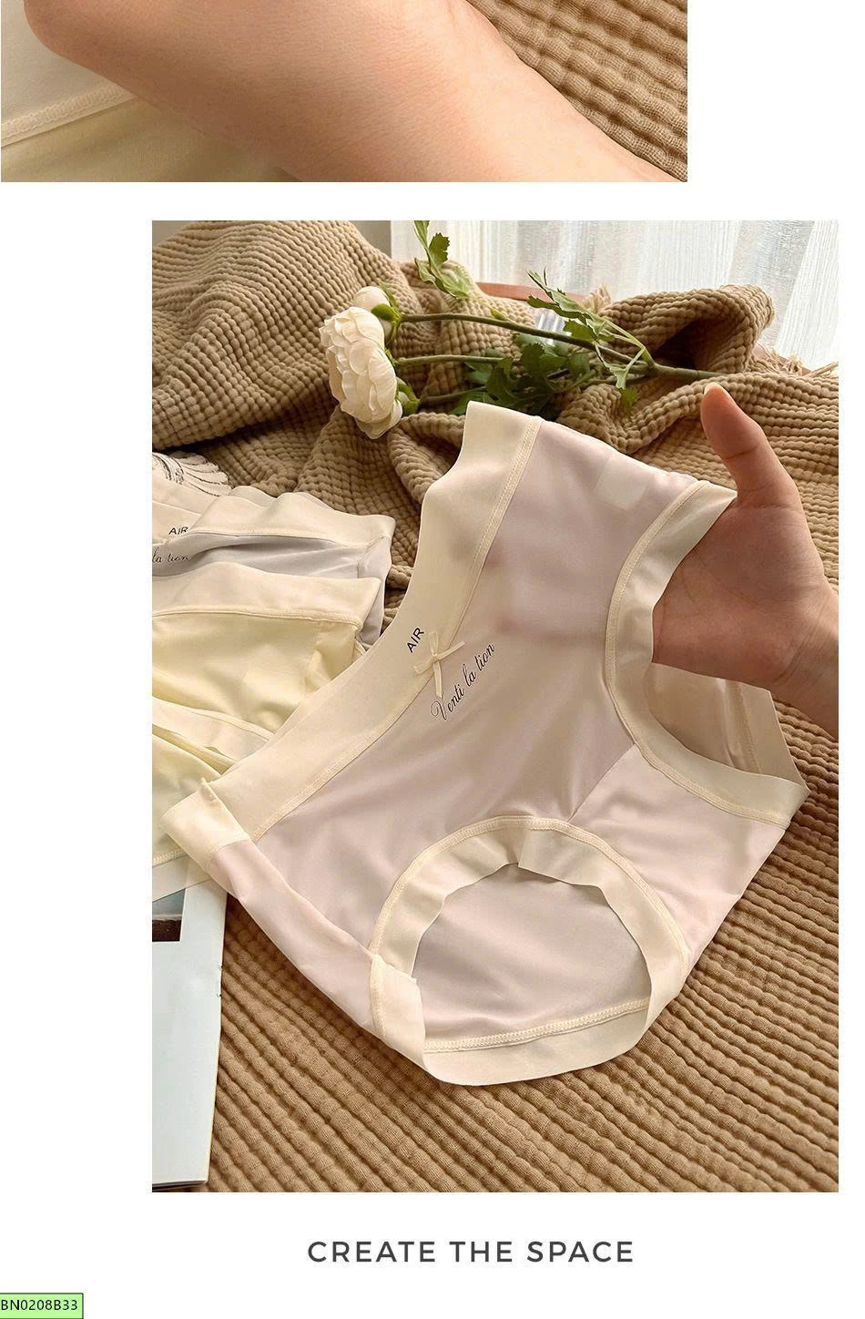 SET 10 QUẦN CHIP BĂNG LỤA SIÊU MÁT