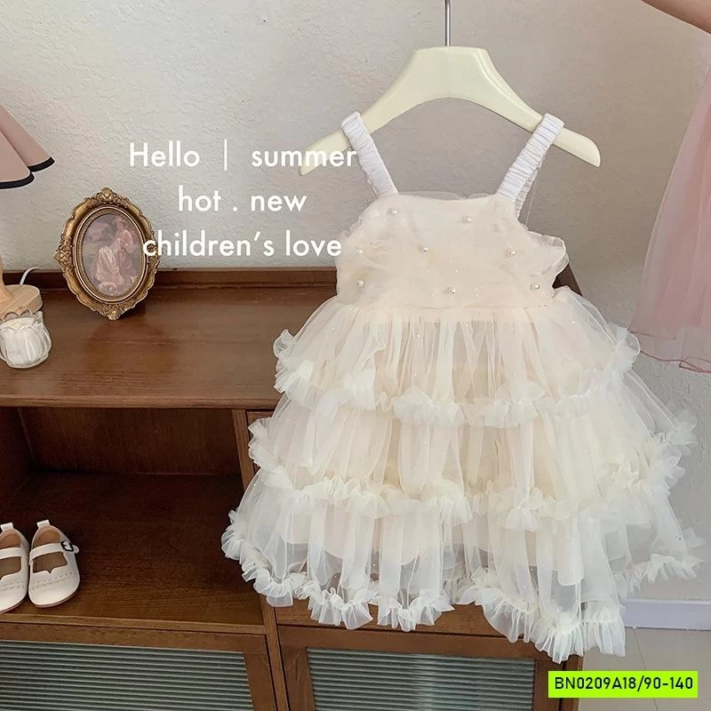 ĐẦM VOAN TẦNG 2 DÂY BLUETOWN