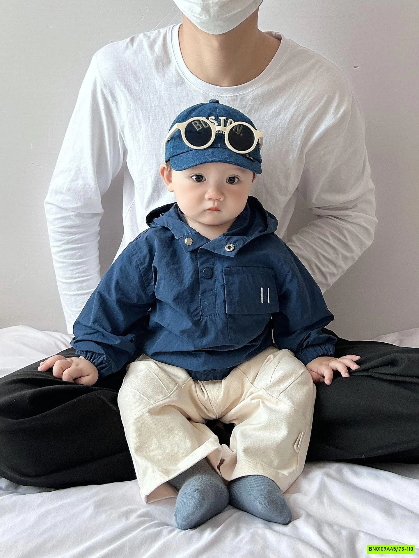 ÁO KHOÁC GIÓ LIỀN MŨ SZ NHÍ