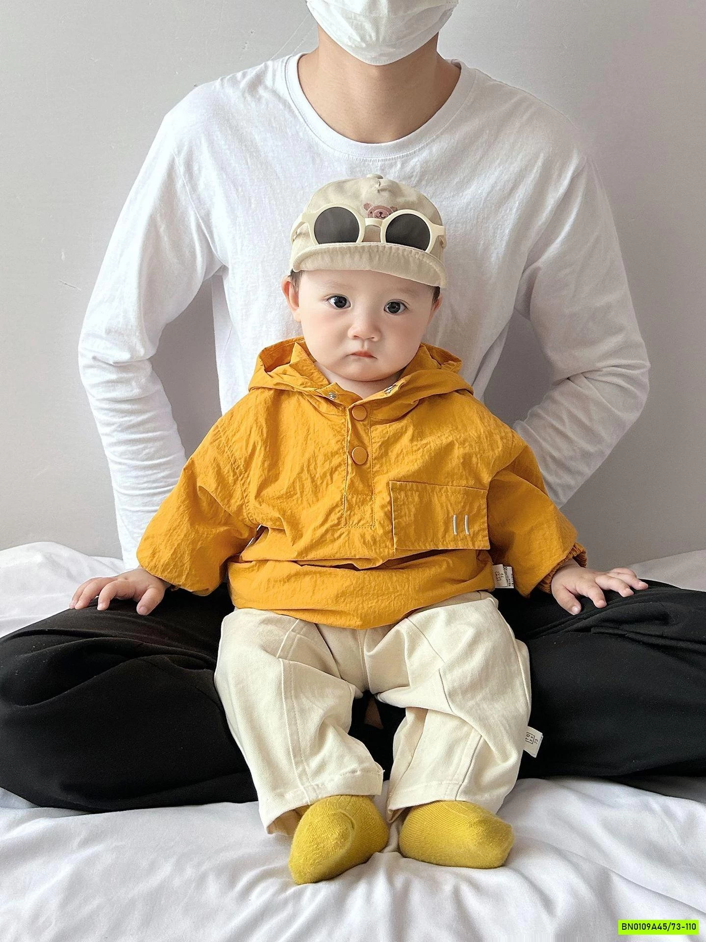 ÁO KHOÁC GIÓ LIỀN MŨ SZ NHÍ