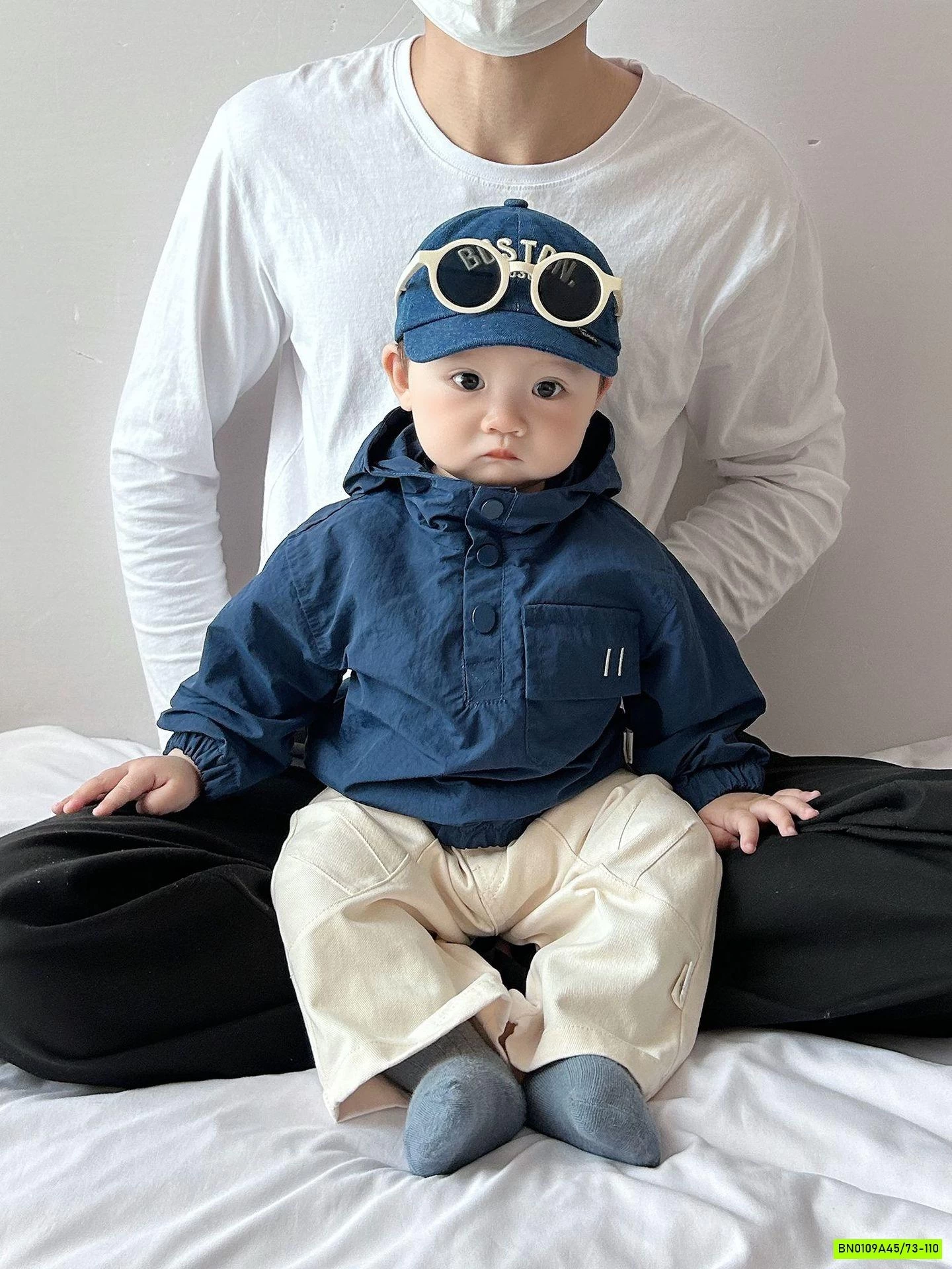 ÁO KHOÁC GIÓ LIỀN MŨ SZ NHÍ