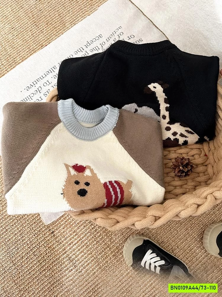 ÁO LEN HÌNH ĐỘNG VẬT SZ NHÍ