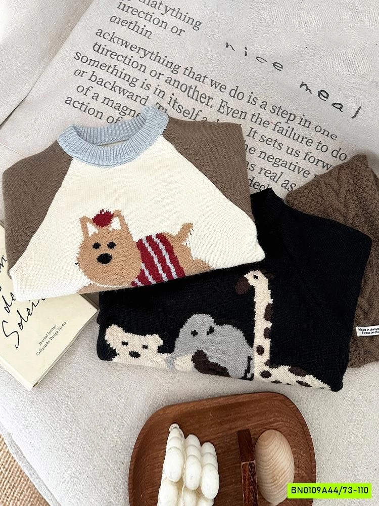 ÁO LEN HÌNH ĐỘNG VẬT SZ NHÍ