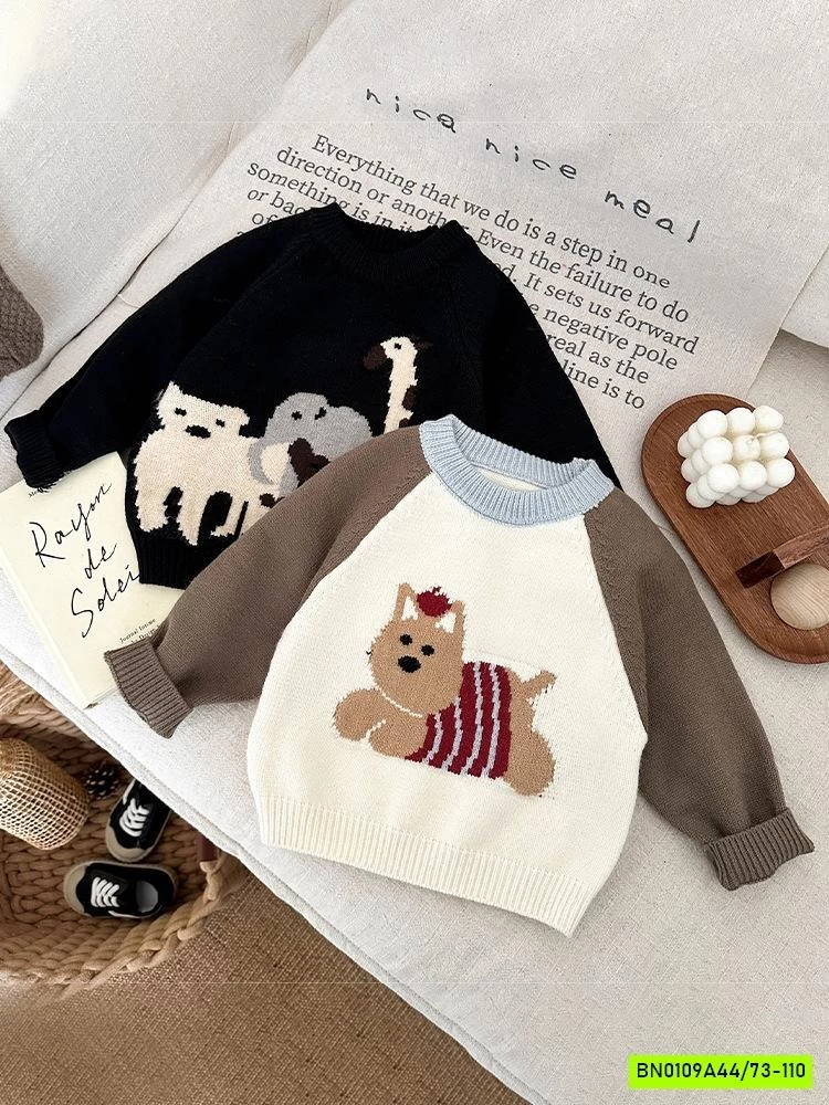 ÁO LEN HÌNH ĐỘNG VẬT SZ NHÍ