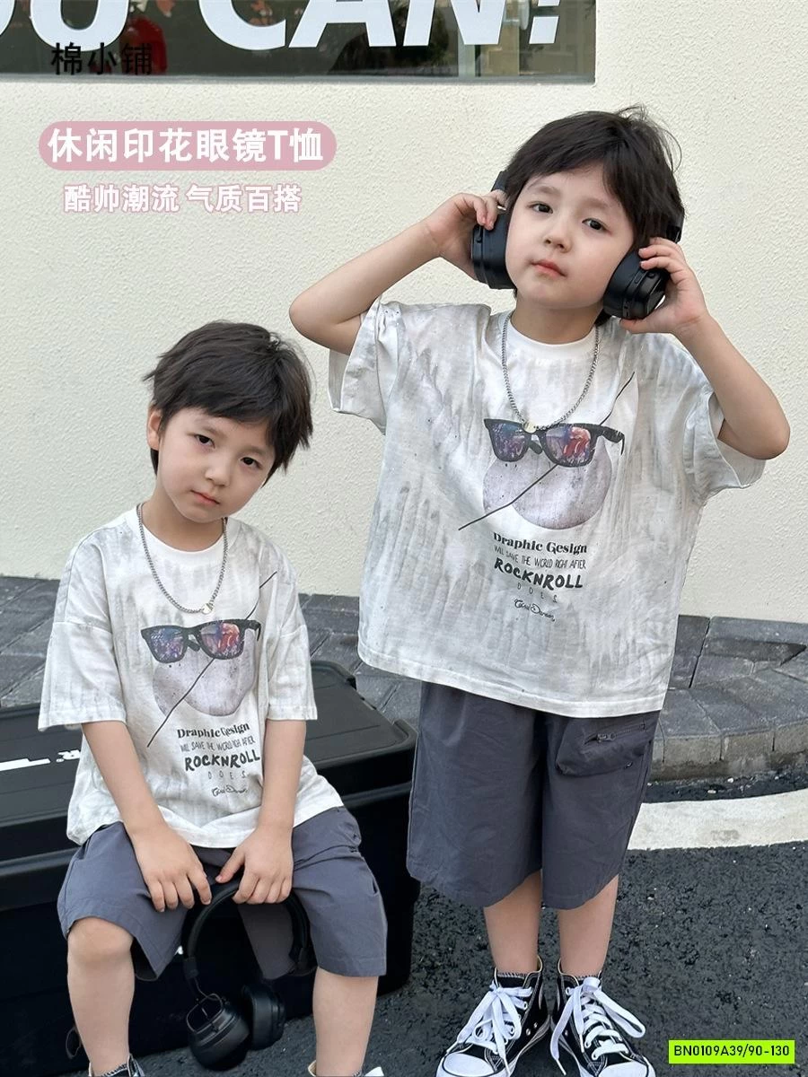 ÁO THUN LOANG IN HÌNH KÍNH