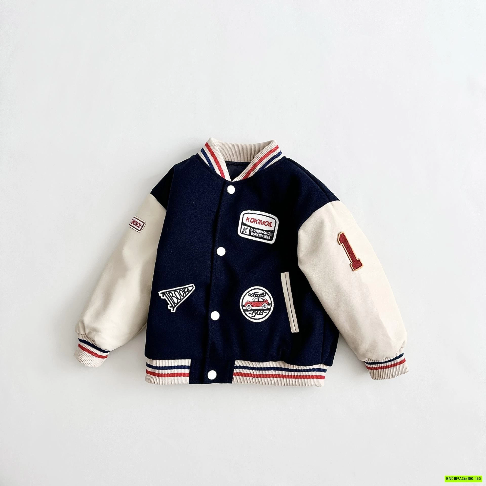 ÁO BOMBER BÓNG CHÀY CHO BÉ