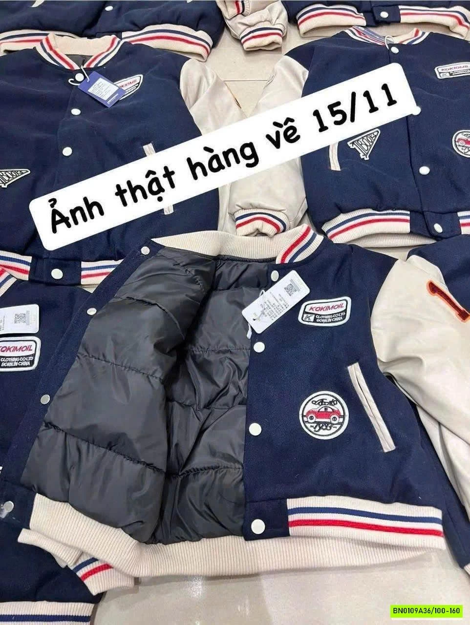 ÁO BOMBER BÓNG CHÀY CHO BÉ