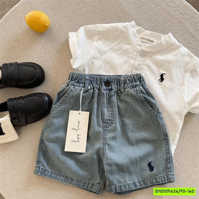 SHORT 50736 THÊU LOGO NGỰA