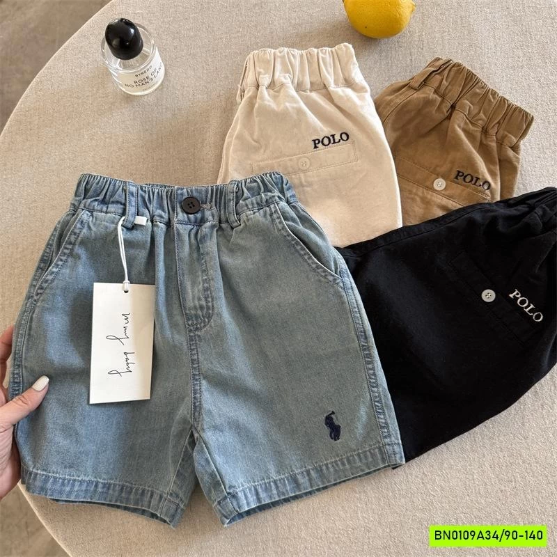 SHORT 50736 THÊU LOGO NGỰA