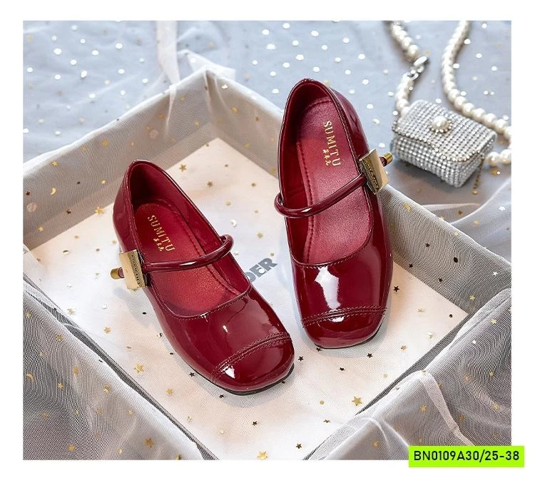 GIÀY BÚP BÊ DA BÓNG TAG VÀNG