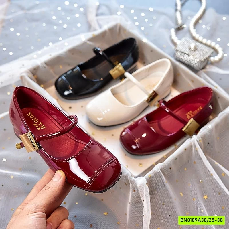 GIÀY BÚP BÊ DA BÓNG TAG VÀNG