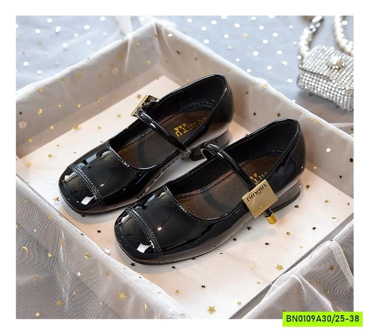 GIÀY BÚP BÊ DA BÓNG TAG VÀNG