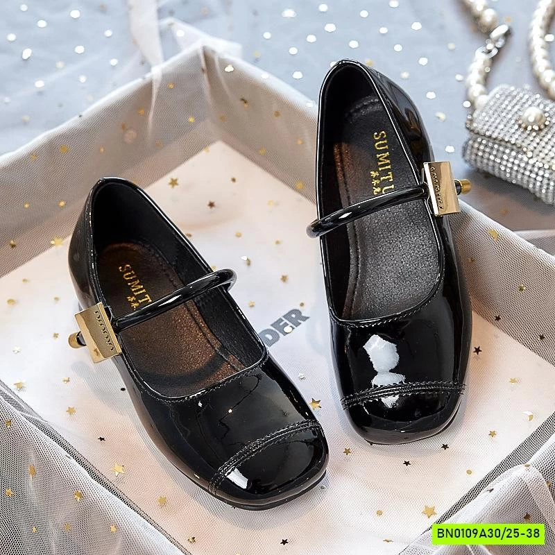 GIÀY BÚP BÊ DA BÓNG TAG VÀNG